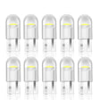 10pcs Car LED T10 W5W WY5W 168 194 501 LED Bulbs for Auto Interior Lights Map Dome Door Trunk Instrument Lamp 12V