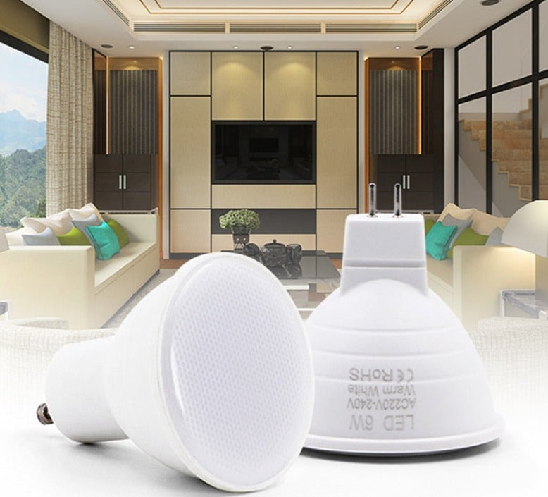 Bombillas LED Lamp GU10 MR16 220V LED spotlight 3W 6W LED Downlight ceiling light Lampara LED bulb