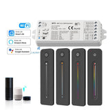 LED Controller 12v 24v 5 in 1 Dimmer RGB CCT RGBW RGBWW RGBCCT Strip Light Smart Life Wifi 2.4G RF Wireless Remote WT5
