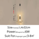 Novelty Nordic Led Pendant Lights For Living Room Bedroom Bedside Bar Wall Decor Lighting Geometry Hanging Lamps Kitchen Fixture