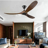 60 ,70 ,88 Inch Large Ceiling Fan Only Remote Control DC Motor Reverse Wood Blades Fans Lighting High Quantity Design Wooden Fans