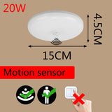 Modern LED Ceiling Lights PIR Motion Sensor Ceiling Lamps 12/18W Night Light Fixtures For Entrance Balcony Corridor Led Lampara