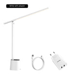Baseus LED Desk Lamp Eye Protect Study Dimmable Office Light Foldable Table Lamp Smart Adaptive Brightness Bedside Lamp For Read
