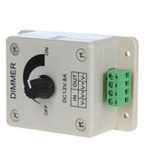 Manual LED Dimmer PWM Controller 12V-24V DC 8A Brightness Controller Light Strip Controller