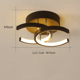 Modern Aisle LED Ceiling Lamp For Corridor stairs Entrance Attic Square indoor Lighting Minimalist Style Lights Kitchen Fixtures