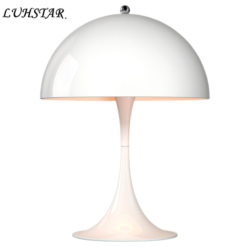 Creative Mushroom Table Lamp Bedroom Bedside Lamp Modern Minimalist Home Decor Desk Lamp Office Study Reading Lighting Fixtures