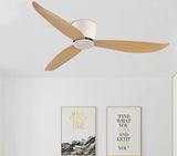 Modern Black White Low Floor DC Motor 30W Ceiling Fans With Remote Control Simple Ceiling Fan Without Light Home Fan 220V