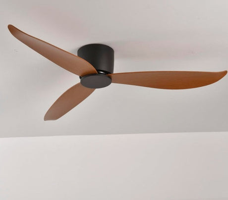 Modern Black White Low Floor DC Motor 30W Ceiling Fans With Remote Control Simple Ceiling Fan Without Light Home Fan 220V