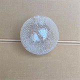 G4 G9 Globe 1cm 2cm Fitter Opening Snowflake Glass Shades Replacement for Ceiling Fan Light Wall Pendant Light Raindrop Cover