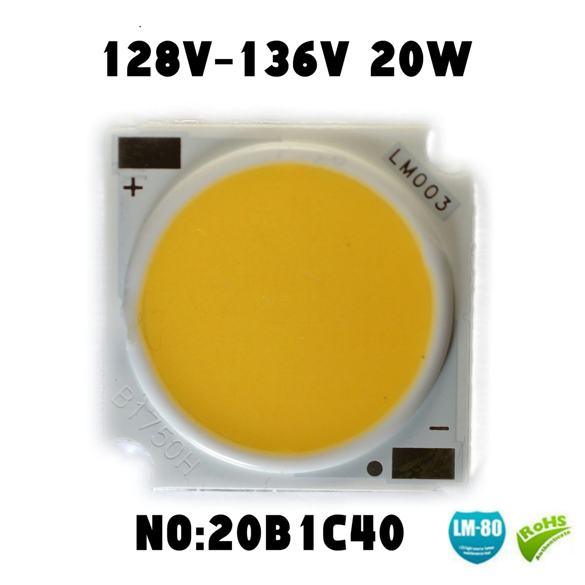 1PCS 19MM COB  Warm white natural white RA CRI 80 led Wall Lamps Headlamps Spotlights Ceiling Lights Downlights