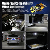 S&D 2Pcs T10 LED Canbus W5W LED Light Bulbs No Error 27SMD Car Interior Reading Parking Lamp Auto Led Trunk Side Door Lamp White