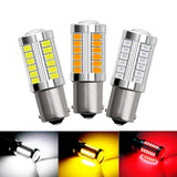 1156 Ba15s, 1157 Bay15d- LED Bulbs Turn Signal Light 12V 33 SMD Brake, Reverse, Parking Lamps