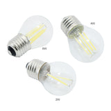 Retro G45 LED 2W 4W 6W Dimmable Filament Light Bulb E27 E14 COB 220V Glass shell Vintage Style Lamp