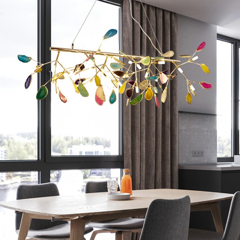 Modern LED Luxury Crystal Chandeliers for Living Room Decoration Lamp Kitchen Dining Living Room Hall Indoor Hanging Lighting