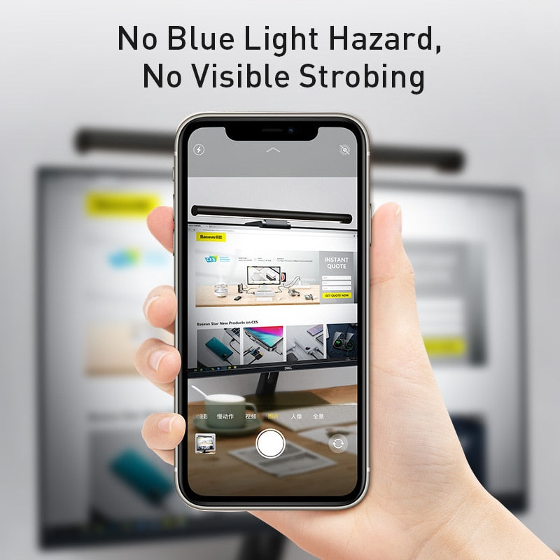 Baseus Screen LED Bar Desk Lamp PC Computer Laptop Screen Hanging Light Bar Pro Table Lamp Office Study Read Light LCD Monitor