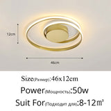 Modern Chandeliers LED Lamp For Living Room Bedroom Study Room White black color surface mounted lights Lamp Deco AC85-265V