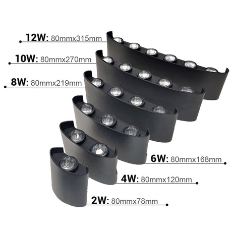 LED Wall Light IP65 Waterproof Outdoor Fence Garden Aluminum IP20 ABS Indoor Fashion Lamp For Living Room Stairs Corridor