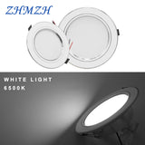 5W 9W 12W 15W 18W White/Warm white LED Spot Lighting Led Bulb For Bedroom Kitchen Diningroom LED Downlight Round Recessed