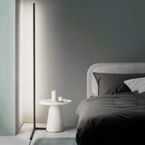 Nordic LED Floor Lamp Modern Simple Warm White Corner Rod Light for Living Room Bedroom Interior Atmosphere Standing Indoor
