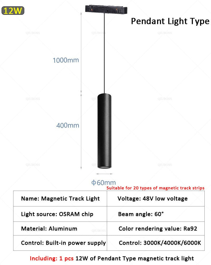  Modern Magnetic Track Lights Embedded LED Spotlight Downlight Living Room Without Main Light Lighting Grille Lamp Series