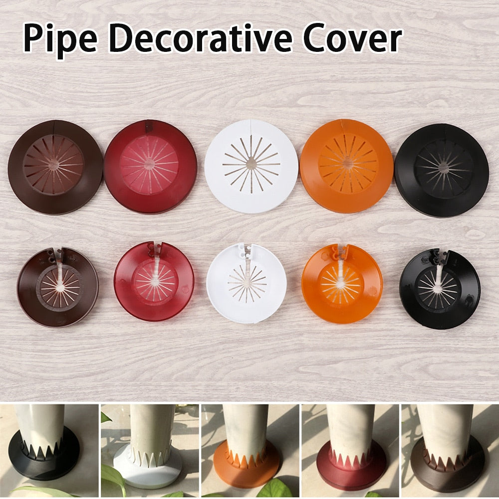 Light Pipe Decorative Cover Angle Valve Pipe For Wall Ducts Home Hollow Occlusion Decoration Radiator Pipe Faucet Accessory