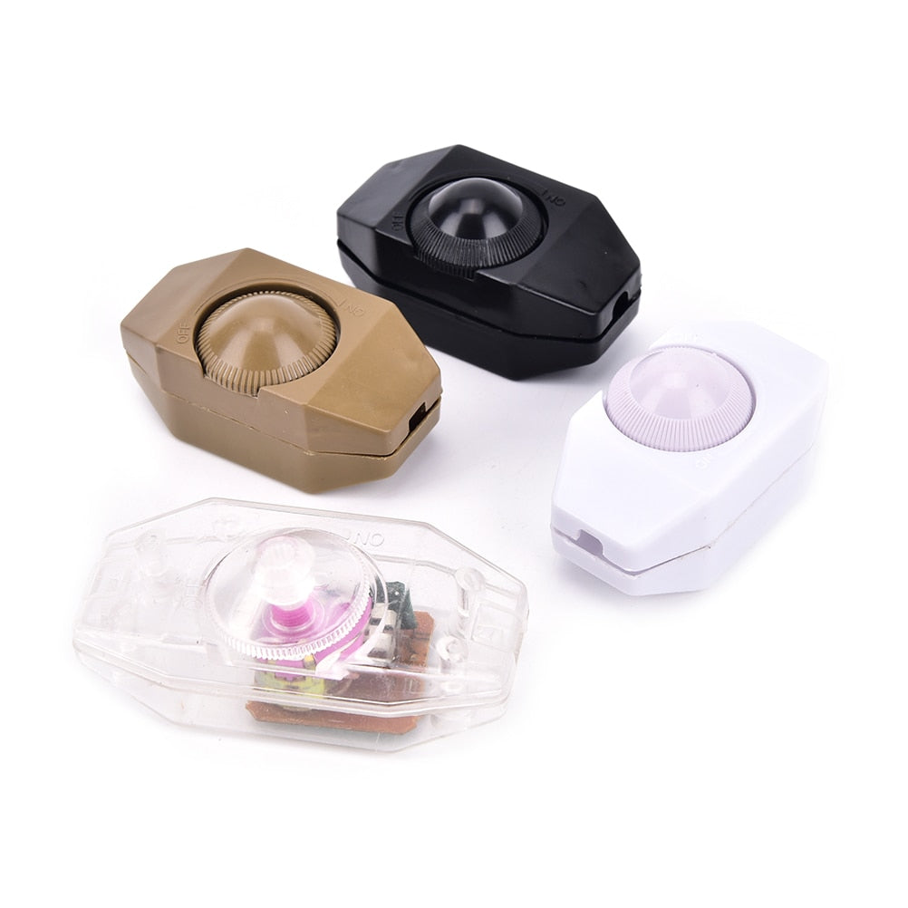 High Quality Lamp Dimmer Cord Switch Plug In Table Floor Light Dimming On Off  Dimmer Switch 1A60w