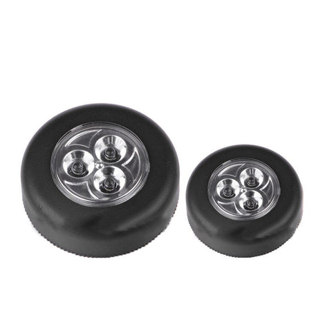 1PC 3/4 LED Wall Light Kitchen Cabinet Closet Lighting Sticker Tap Touch Lamp Lamps Home Decorative Practical Lights Touch Lamps