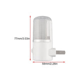 Household Night Lamp Warm Light Wall Mounting Bedroom Night Light Lamp 1W 6 LED 110V with US Plug Energy Saving
