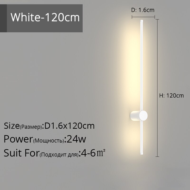 Simple Black White New Modern LED Wall Lights Living Study Room Bedroom Bedside Corridor Aisle Parlor Hall Lamps Indoor Lighting