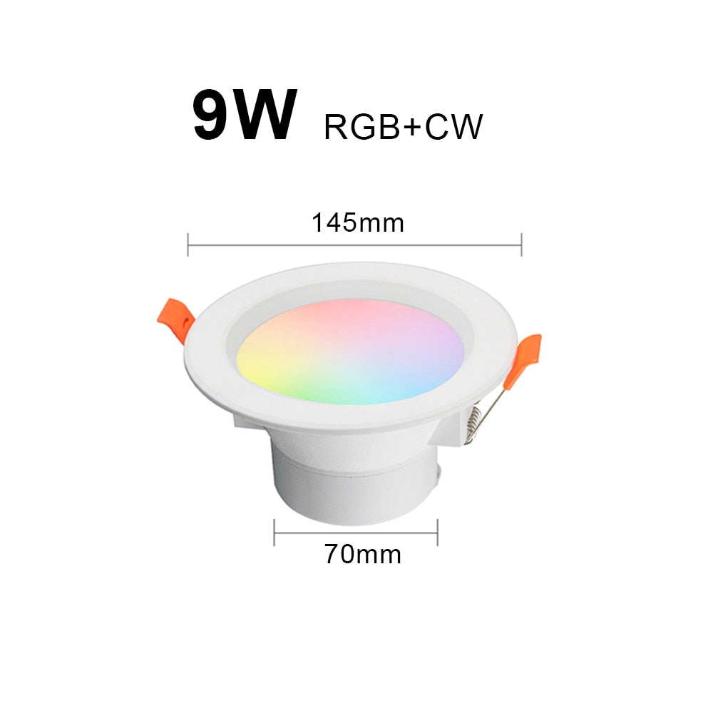 AVATTO Tuya Smart WiFi LED Downlight, 7W 9W RGB Cool & Warm White Smart Home Round Spotlight works with Alexa Google Home