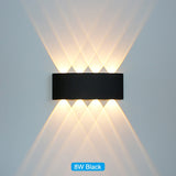 LED Wall Light Outdoor Waterproof IP65 Porch Garden Wall Lamp &amp; Indoor Bedroom Bedside Decoration Lighting Lamp Aluminum