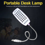 28 LEDs Super Bright Book Light DC5V USB Reading Night Lights Flexible Table Lamp  For Power Bank Laptop Notebook PC Computer