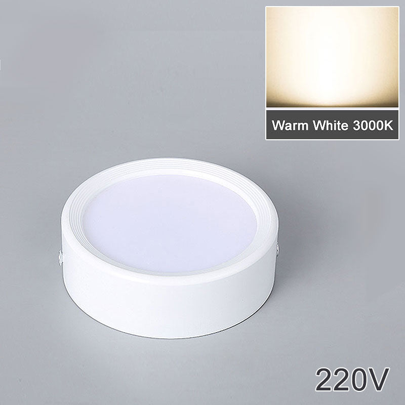 Surface Mounted LED Downlight 5W 7W 9W 12W 15W 18W 220V Ceiling Lamps Ultra Thin Driverless LED Spot Lights Book Rack Lighting