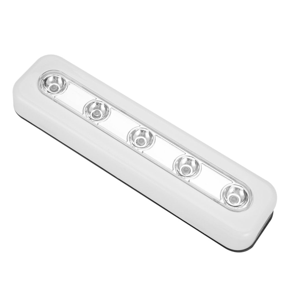 Super Brightness Wireless Wall Light 5 LED Cabinet Closet Self-Stick T ...