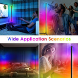 LED Floor Lamp Bedroom Stand Light RGB Floor Lampshade Living Rom Decor Indoor Standing Lamp For Home Decoration