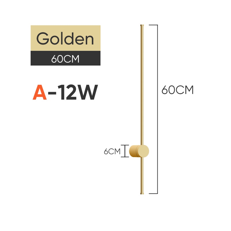 LED Long Wall Lamp 350°Rotation Modern Wall Light For Home Bedroom Stairs Living Room Sofa Background Lighting Decoration Lamp