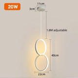 Novelty Nordic Led Pendant Lights For Living Room Bedroom Bedside Bar Wall Decor Lighting Geometry Hanging Lamps Kitchen Fixture