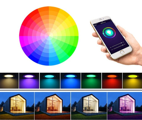 LED Downlight Wi Fi TUYA Smart Life Dimming Spot Bluetooth lamp 7W 9W 15W RGB Change Warm Cool light Work with Alexa Google Home