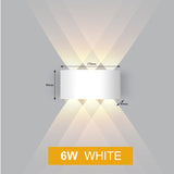Led Wall Lamp Aluminum Outdoor IP65 Waterproof Up Down Wall Light For Home Stair Bedroom Bedside Bathroom Corridor Lighting