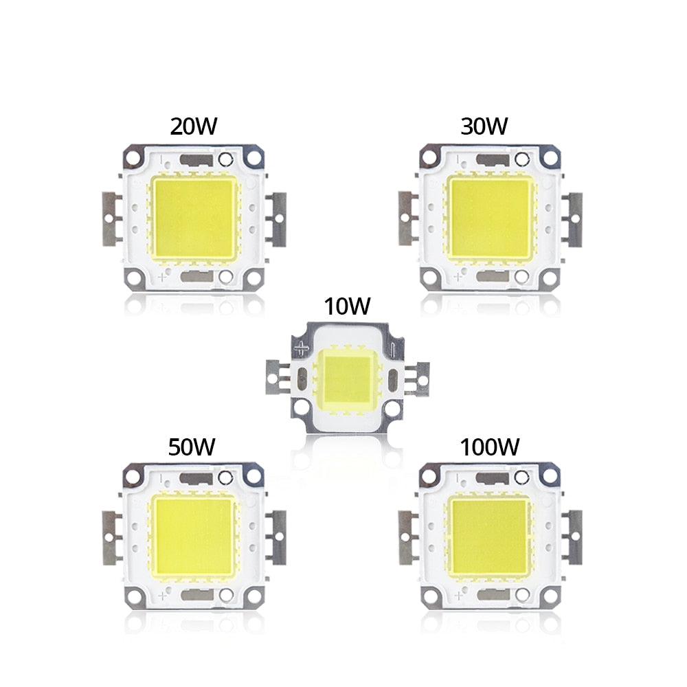 COB LED Chip DC 9-12V 30-36V Integrated Matrix Diode Beads DIY 10W 20W 30W 50W 100W Floodlight Spotlight High Power