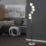 Modern Led Floor Lamps for Living Room Glass Ball Standing lampes Gold Light Bedroom luminaire Home Decor Lighting Fixtures