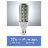 High Quality LED Bulb Whole Body Metal Hight Brightness E27 LED Corn Lamp AC85-265V 20W 35W 50W 100W LED Commercial Lighting