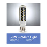 High Quality LED Bulb Whole Body Metal Hight Brightness E27 LED Corn Lamp AC85-265V 20W 35W 50W 100W LED Commercial Lighting