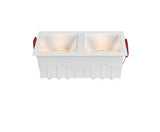 Honeycomb Dimmable Anti Glare COB Recessed Downlight 10W 14W 20W 24W LED Ceiling Spot Light for Bedroom Indoor lighting