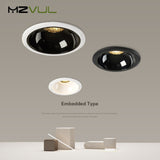 Honeycomb Led Lights Lamp Recessed Ceiling Led Downlight Simple Anti-glare Non Flicker Led Spot Lighting For Foyer Kitchen Hotel