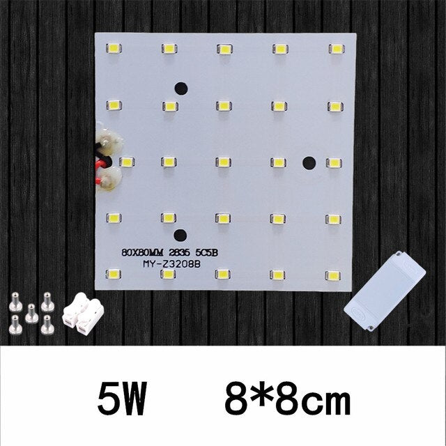 Hot Sale 5W-80W LED Panel Downlight SMD2835 surface mounted LED luminares Aluminum Board Warm White Nature White Lamp AC185-265V