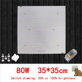 Hot Sale 5W-80W LED Panel Downlight SMD2835 surface mounted LED luminares Aluminum Board Warm White Nature White Lamp AC185-265V