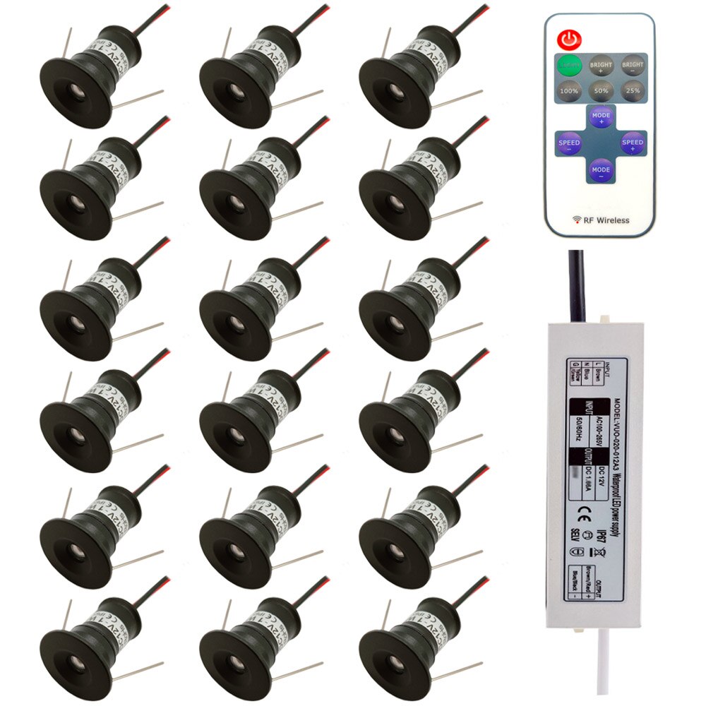 Mini-plafondspot, kastverlichting, 5 stuks, kleine mini-led-inbouwspots Mini-plafondspot, kastverlichting, 5 stuks, kleine mini-led-inbouwspots