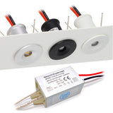 IP65 1W Mini LED Downlight with Transformer Ceiling Spotlight Bedroom Kitchen 12V Focos Spot Light Staircase Cabinet Party Lamps