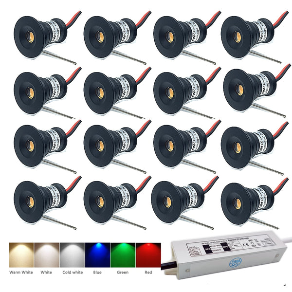 IP65 1W Mini LED Downlight with Transformer Ceiling Spotlight Bedroom ...